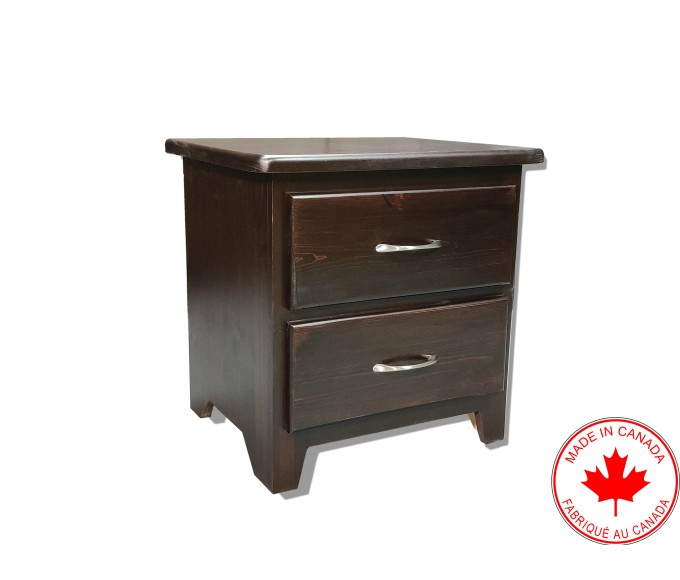 Yale 2 Drawer Nightstand